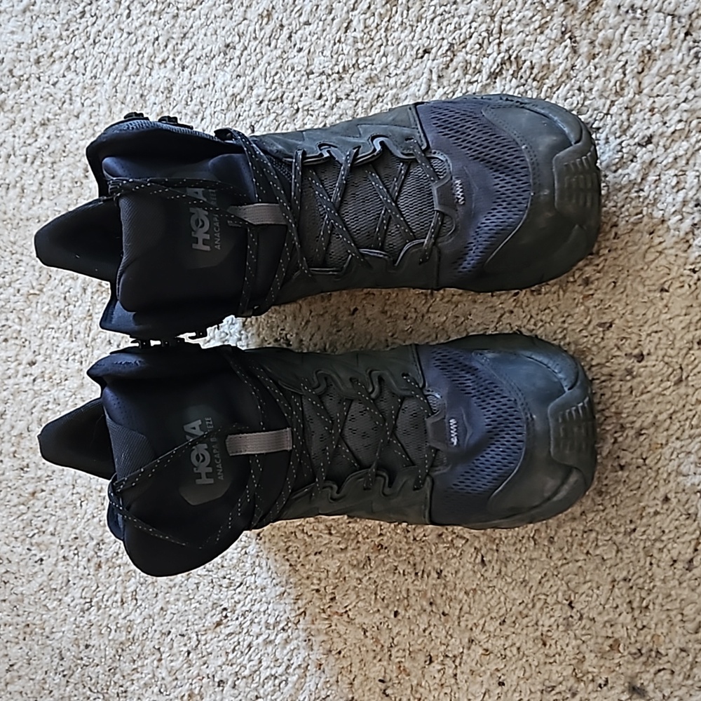 Mens Hoka Ancapa Breeze Mid size 14D hiking boots